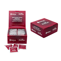 Antiseptic Wipes in Flat Carton Box