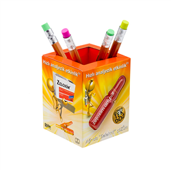 Desk Pen Holder with Relief