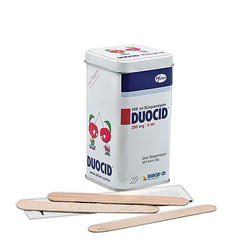Rectangle Tin Box Tongue Depressors